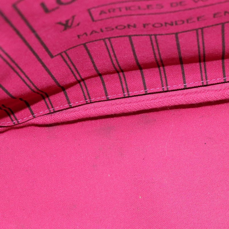 【日本直送】路易威登 Monogram V Line Neverfull MM 手提包 粉紅色 LV 正品 BD681AM-9
