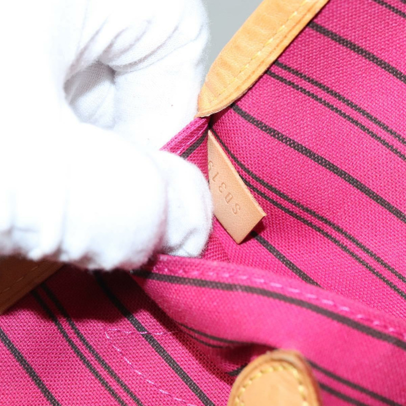 【日本直送】路易威登 Monogram V Line Neverfull MM 手提包 粉紅色 LV 正品 BD681AM-10