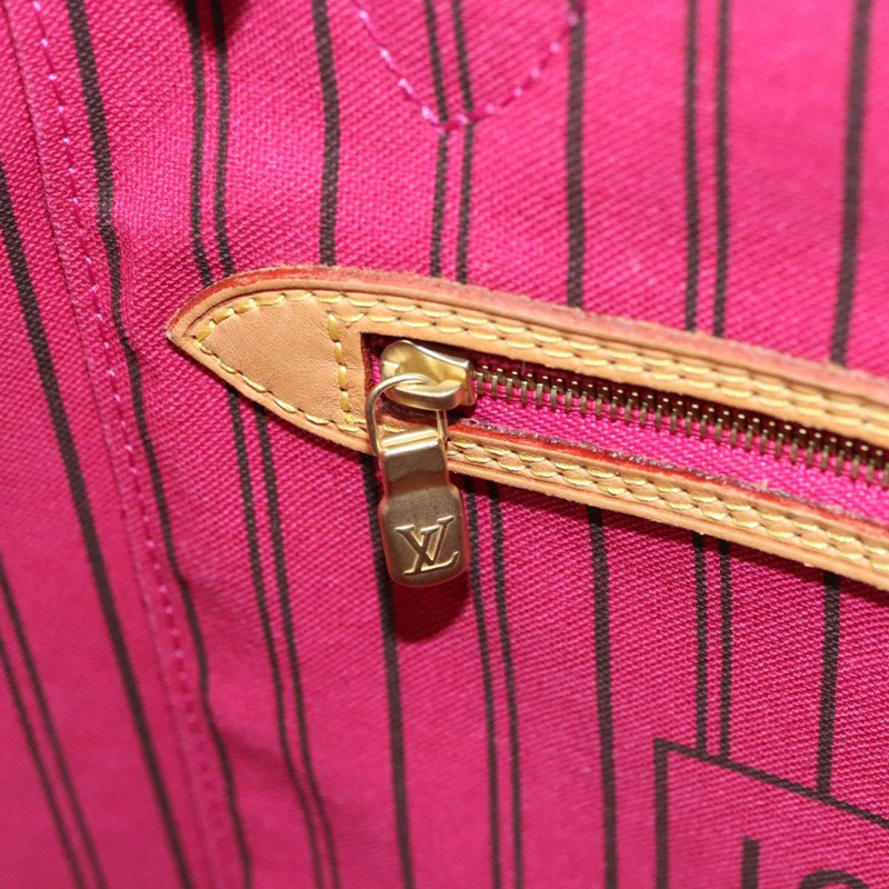 【日本直送】路易威登 Monogram V Line Neverfull MM 手提包 粉紅色 LV 正品 BD681AM-24