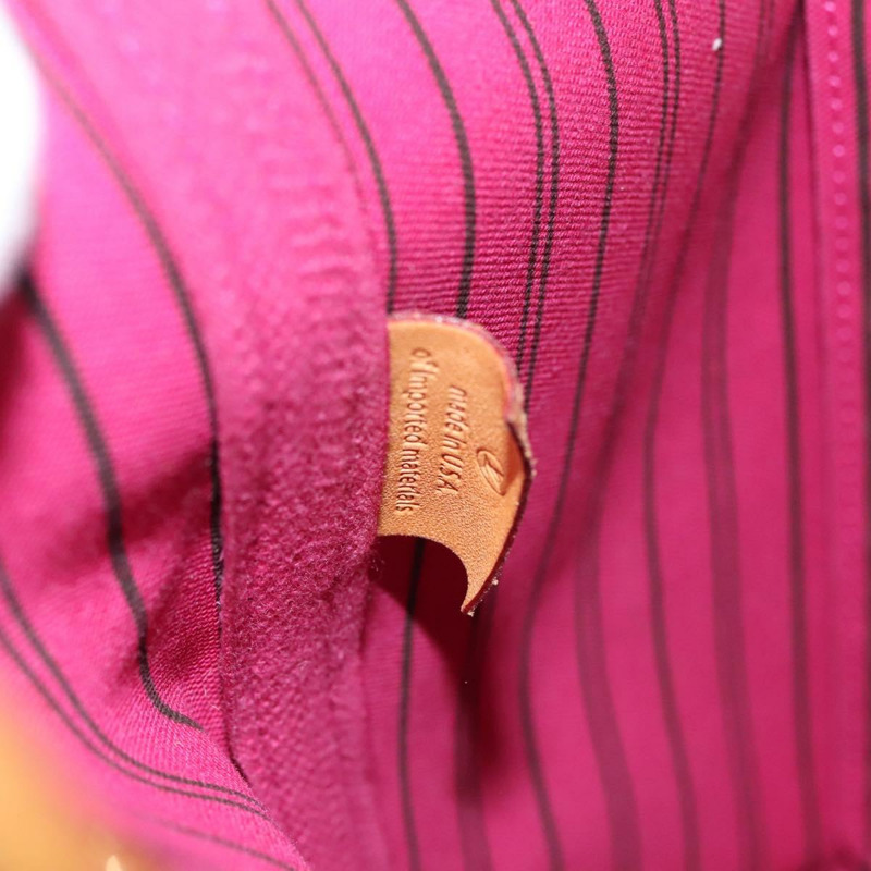 【日本直送】路易威登 Monogram V Line Neverfull MM 手提包 粉紅色 LV 正品 BD681AM-26