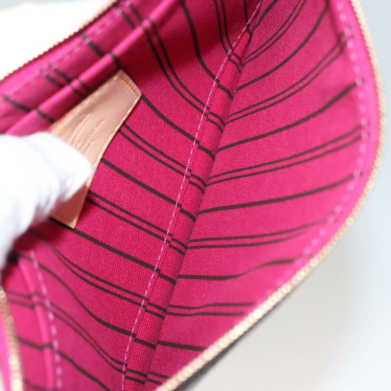 【日本直送】路易威登 Monogram V Line Neverfull MM 手提包 粉紅色 LV 正品 BD681AM-35