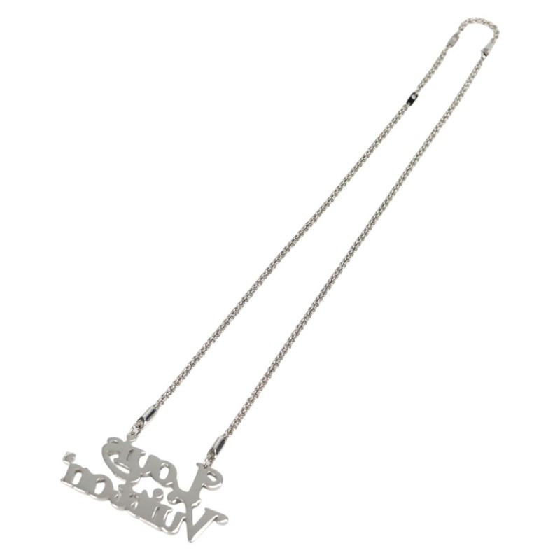 【日本直送】路易威登 Colliers Quard LV Strass 項鍊，金屬銀色，型號 MP2691，正品編號 130779AM-6