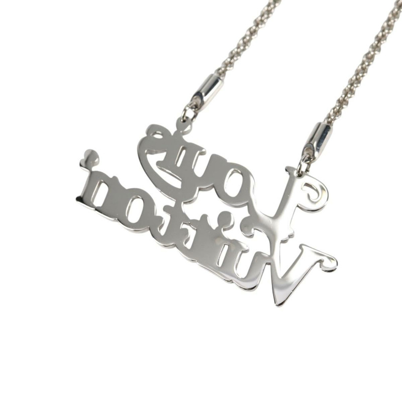 【日本直送】路易威登 Colliers Quard LV Strass 項鍊，金屬銀色，型號 MP2691，正品編號 130779AM-7