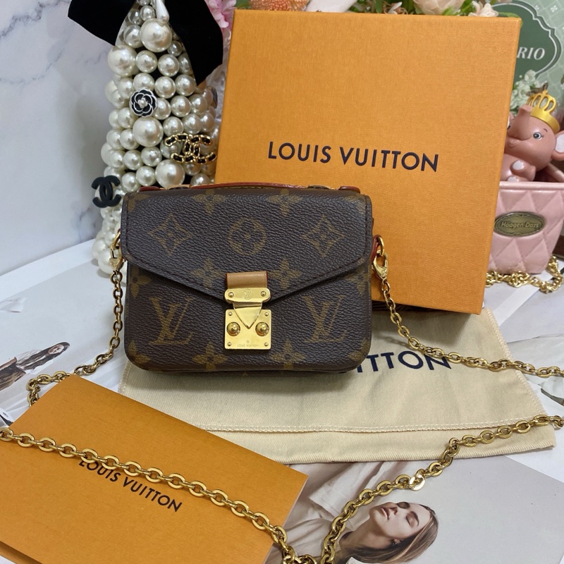 Lv M81267 迷你郵差包 芯片款 大全配 💌-0