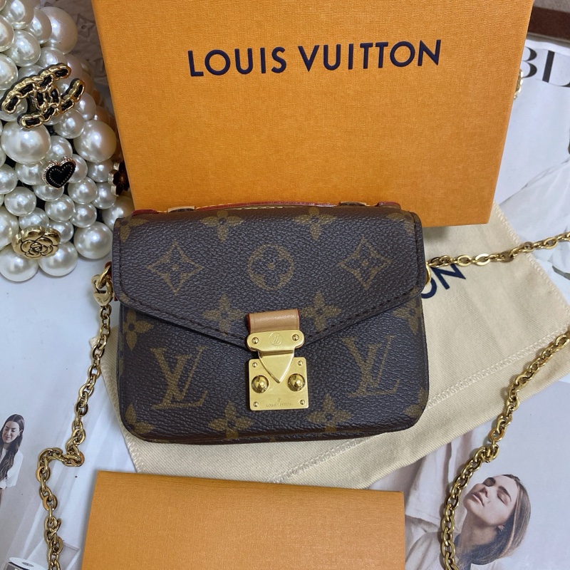 Lv M81267 迷你郵差包 芯片款 大全配 💌-6