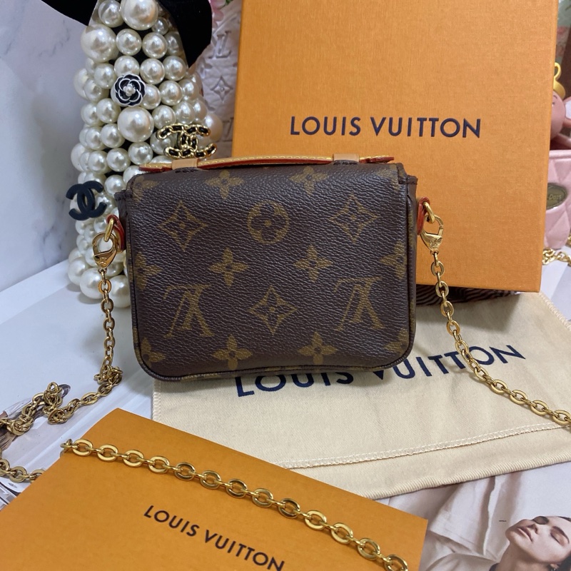 Lv M81267 迷你郵差包 芯片款 大全配 💌-7