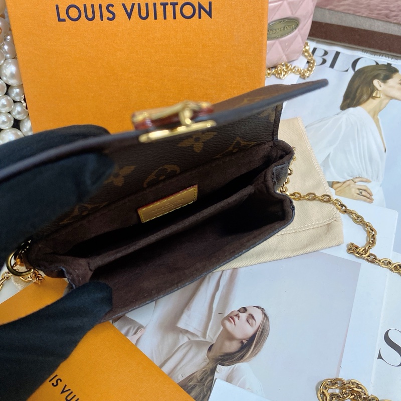 Lv M81267 迷你郵差包 芯片款 大全配 💌-19