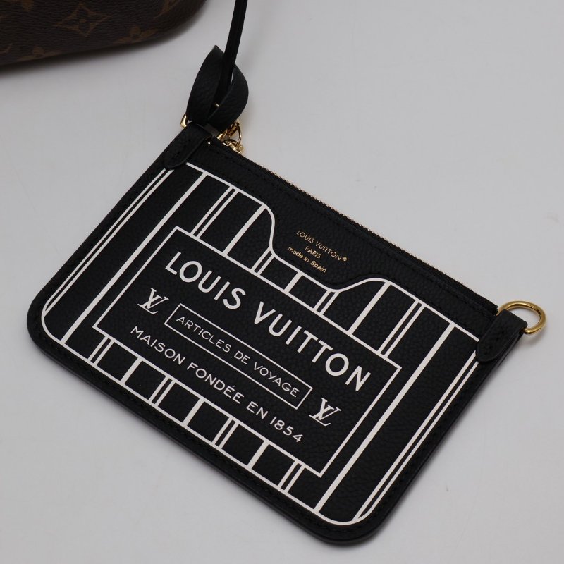 LOUIS VUITTON Neverfull BB - 雙面黑-3