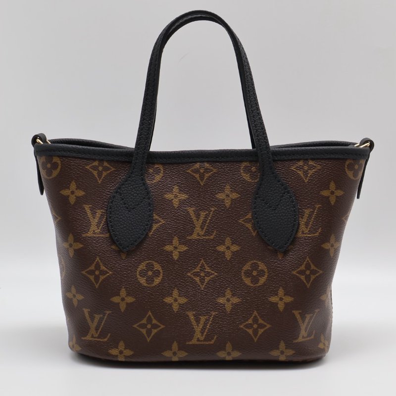 LOUIS VUITTON Neverfull BB - 雙面黑-9