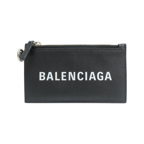 黑色 牛皮 名片夾 卡夾  卡條項鍊 594548【Balenciaga 巴黎世家】 594548