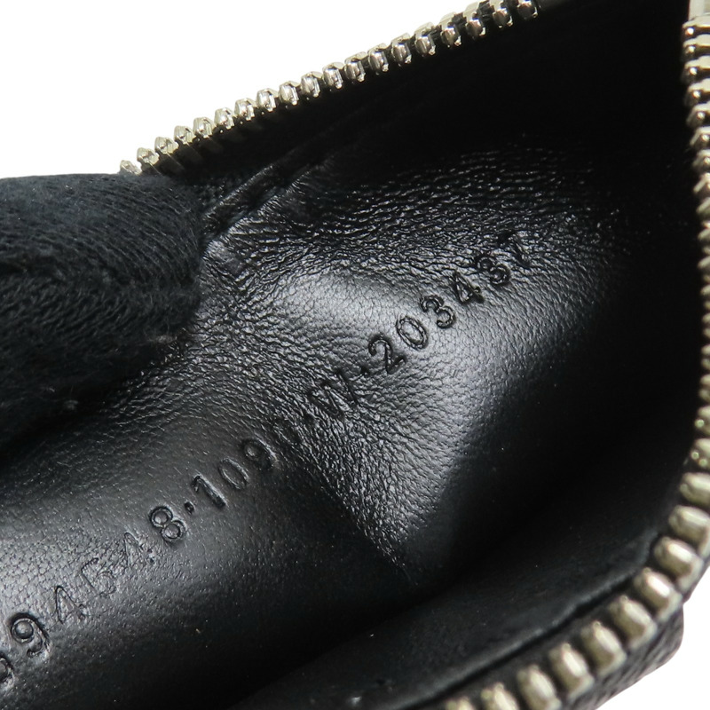 黑色 牛皮 名片夾 卡夾  卡條項鍊 594548【Balenciaga 巴黎世家】 594548-6