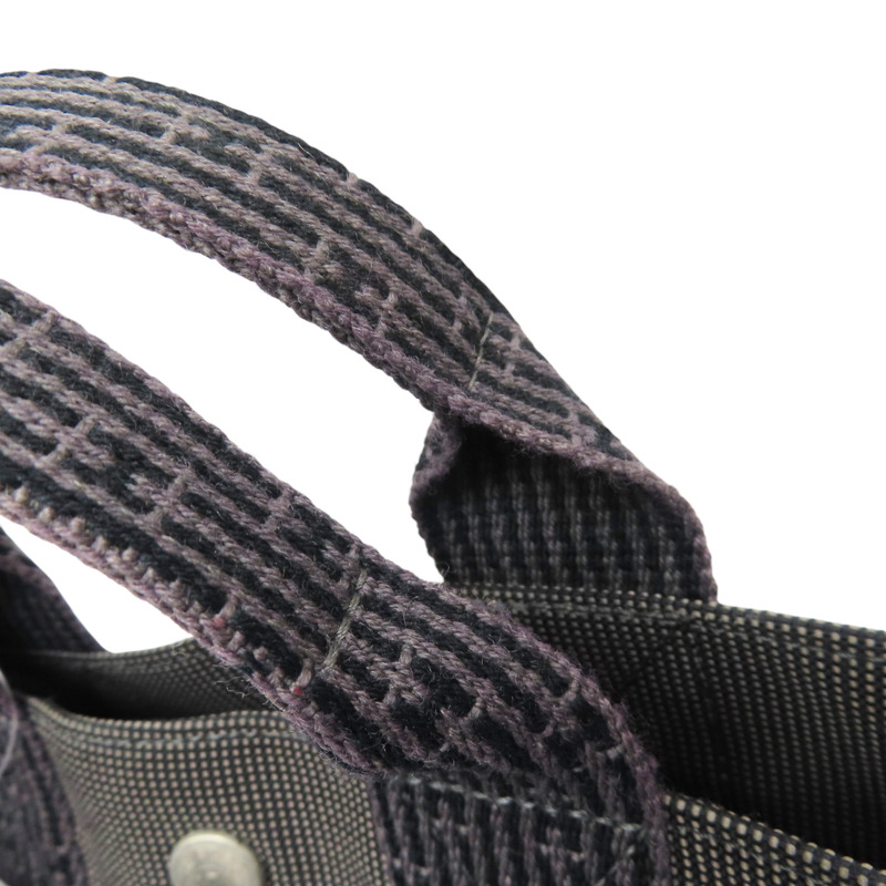 灰色 帆布 Herline PM 手提包【HERMES 愛馬仕】-12