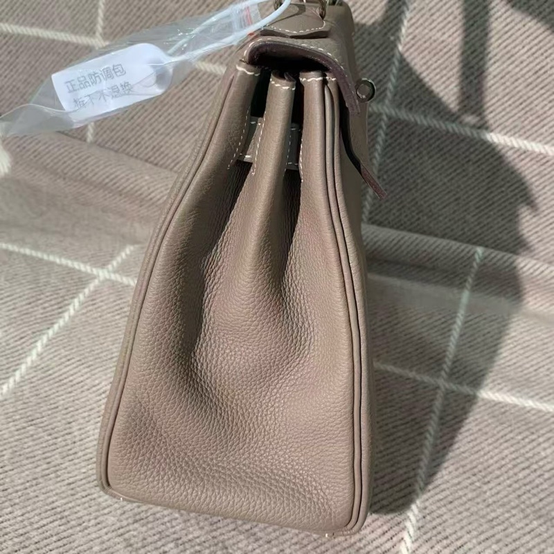 Hermes 愛馬仕 Kelly28 大象灰 togo 皮銀扣 Y 刻-3