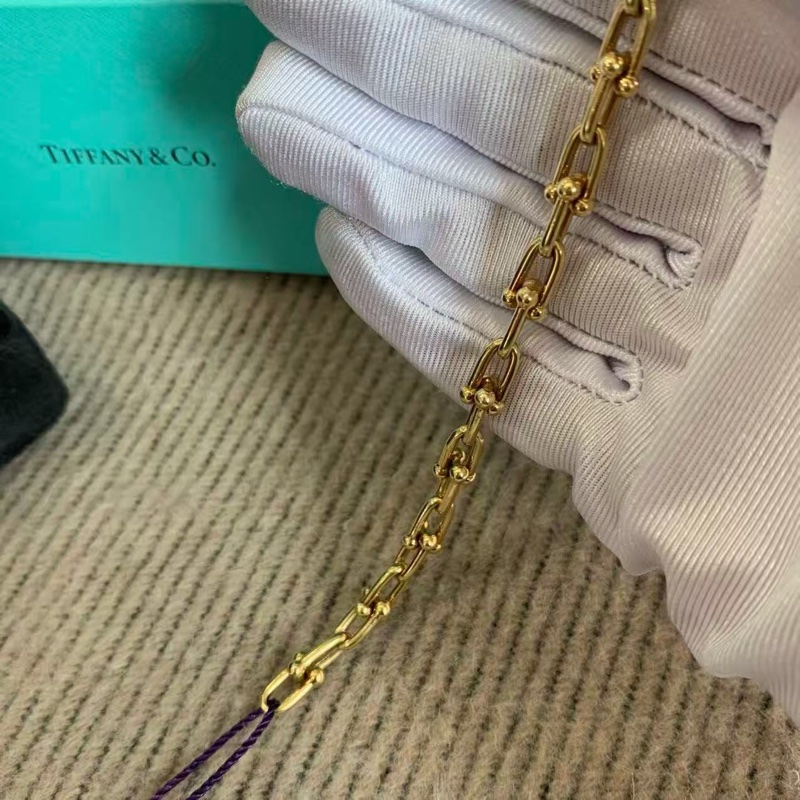 Tiffany Hardwear系列18k金手鍊，合適 16-17手腕-4