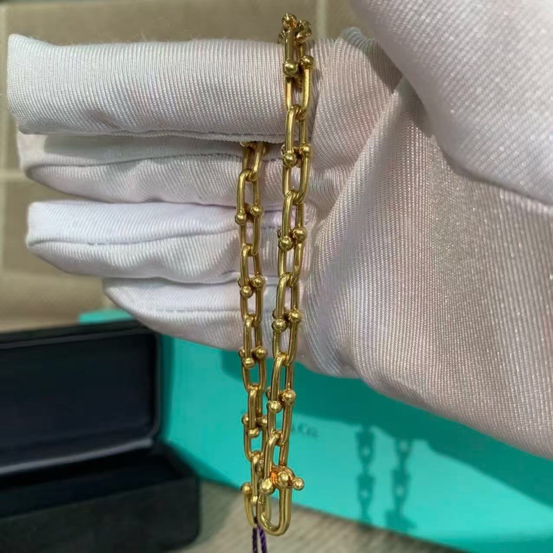 Tiffany Hardwear系列18k金手鍊，合適 16-17手腕-5