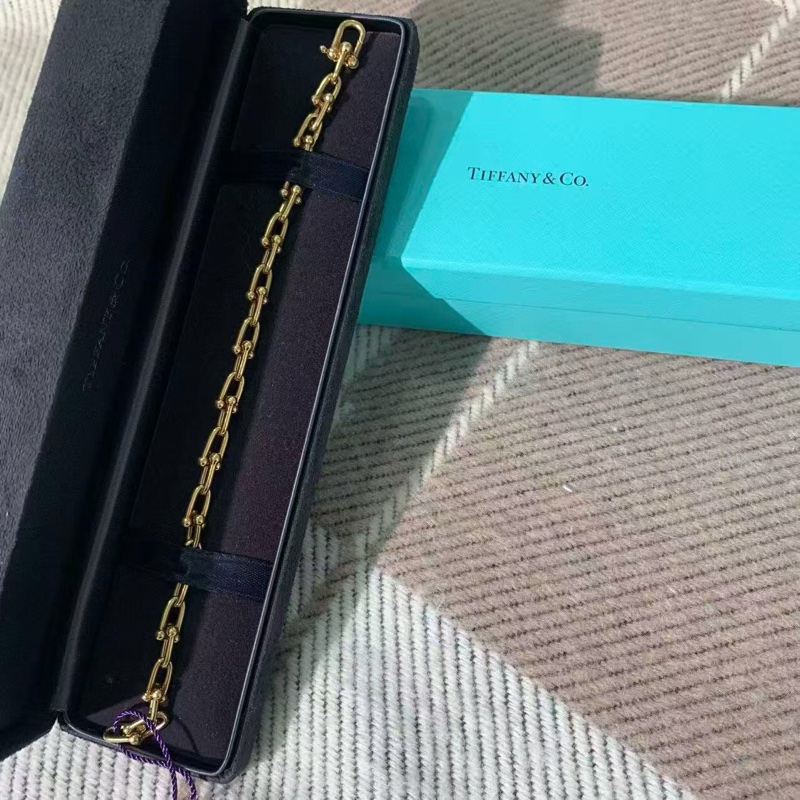 Tiffany Hardwear系列18k金手鍊，合適 16-17手腕-7