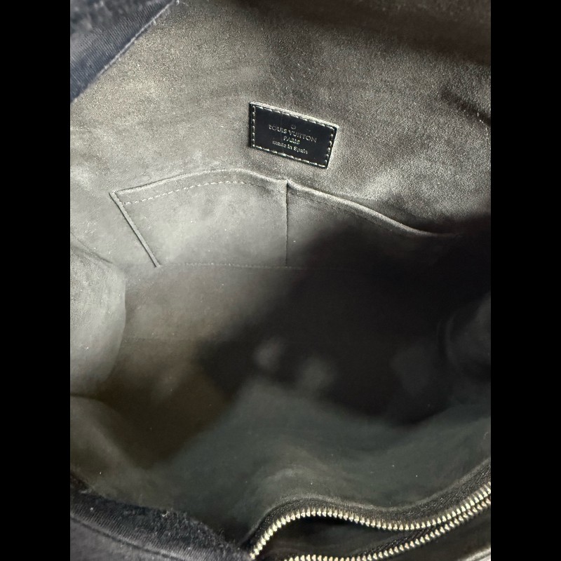 LOUIS VUITTON 黑色 Cluny BB 肩背包手提包-5