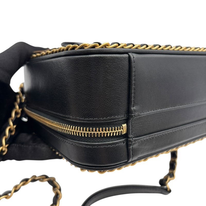 【美收精品】CHANEL 黑金鍊條相機包 B-987【隔月月中將轉賣至日本 上架期限30天】-5