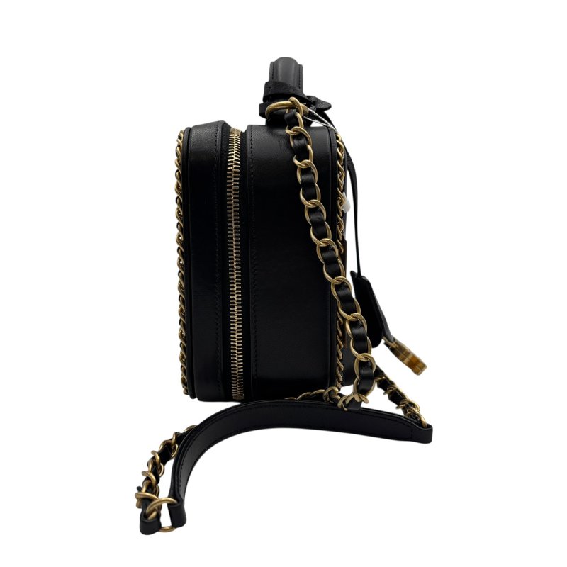 【美收精品】CHANEL 黑金鍊條相機包 B-987【隔月月中將轉賣至日本 上架期限30天】-6