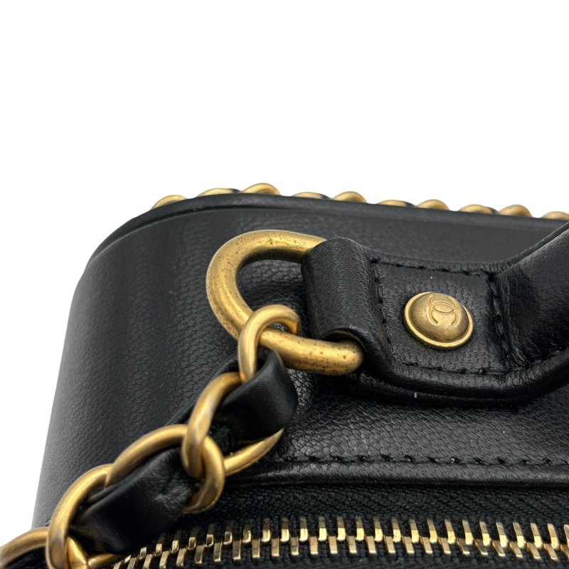 【美收精品】CHANEL 黑金鍊條相機包 B-987【隔月月中將轉賣至日本 上架期限30天】-13