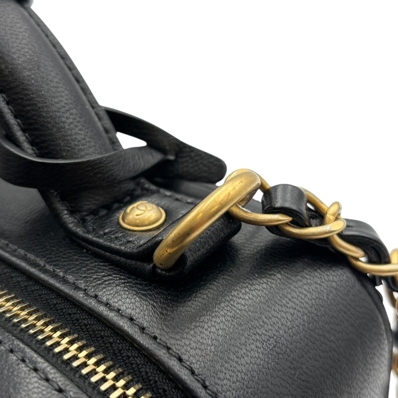 【美收精品】CHANEL 黑金鍊條相機包 B-987【隔月月中將轉賣至日本 上架期限30天】-14