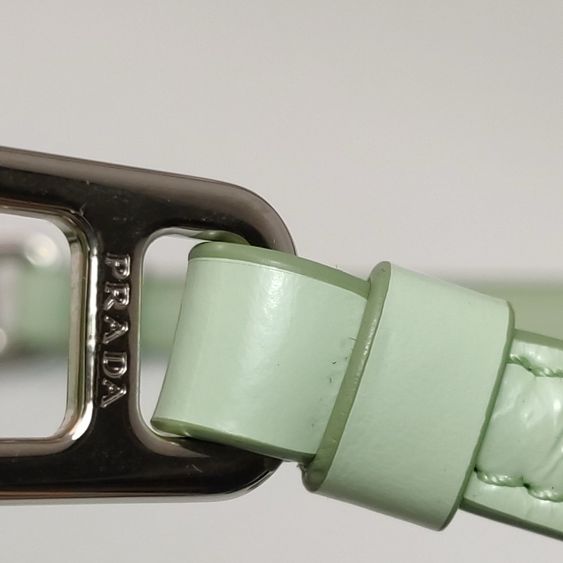 Prada  Cleo 綠色 牛皮 肩背包-13