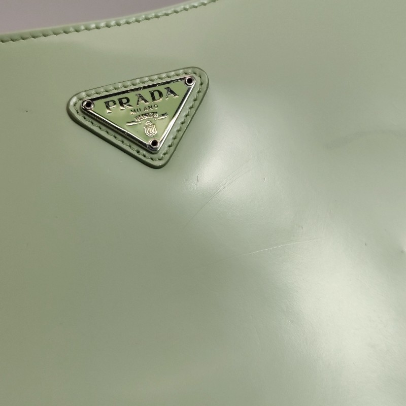 Prada  Cleo 綠色 牛皮 肩背包-18