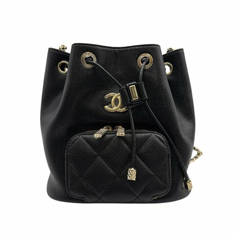 【美收精品】CHANEL 黑色牛皮單肩包 B-988【隔月月中將轉賣至日本 上架期限30天】