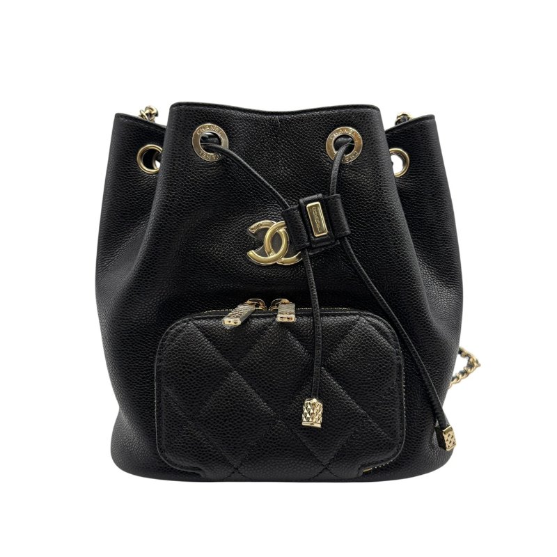 【美收精品】CHANEL 黑色牛皮單肩包 B-988【隔月月中將轉賣至日本 上架期限30天】-0