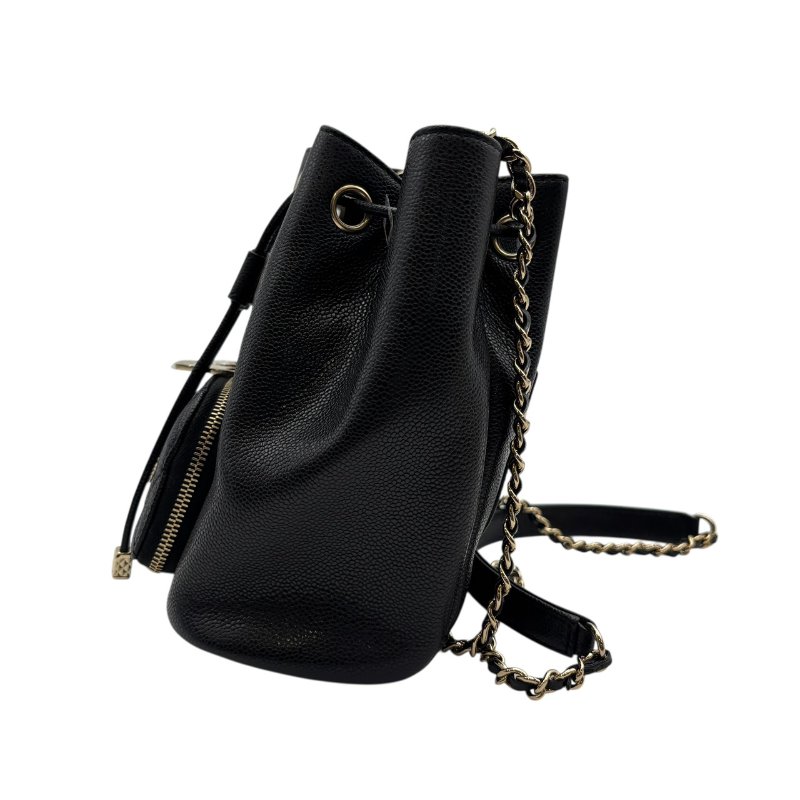 【美收精品】CHANEL 黑色牛皮單肩包 B-988【隔月月中將轉賣至日本 上架期限30天】-5