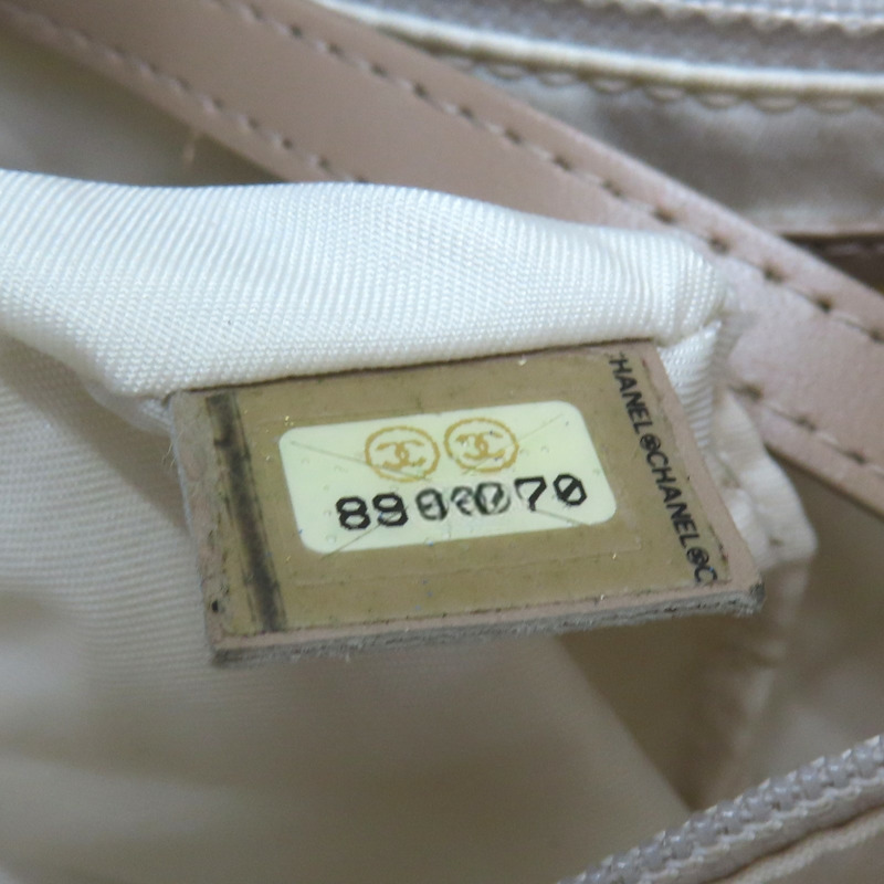 卡其色 帆布 New Travel line Tote 手提包 (無卡)【CHANEL 香奈兒】 A20457-9