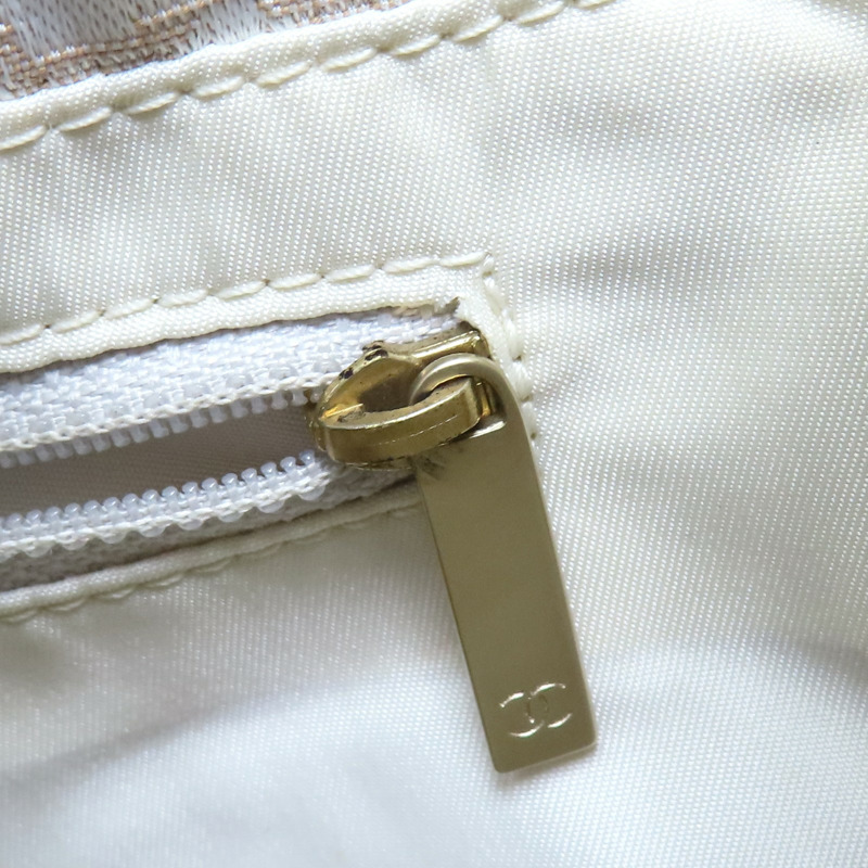 卡其色 帆布 New Travel line Tote 手提包 (無卡)【CHANEL 香奈兒】 A20457-10