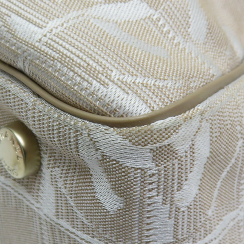 卡其色 帆布 New Travel line Tote 手提包 (無卡)【CHANEL 香奈兒】 A20457-12