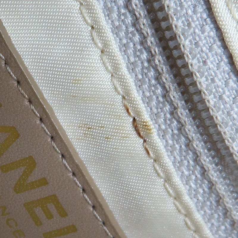 卡其色 帆布 New Travel line Tote 手提包 (無卡)【CHANEL 香奈兒】 A20457-16