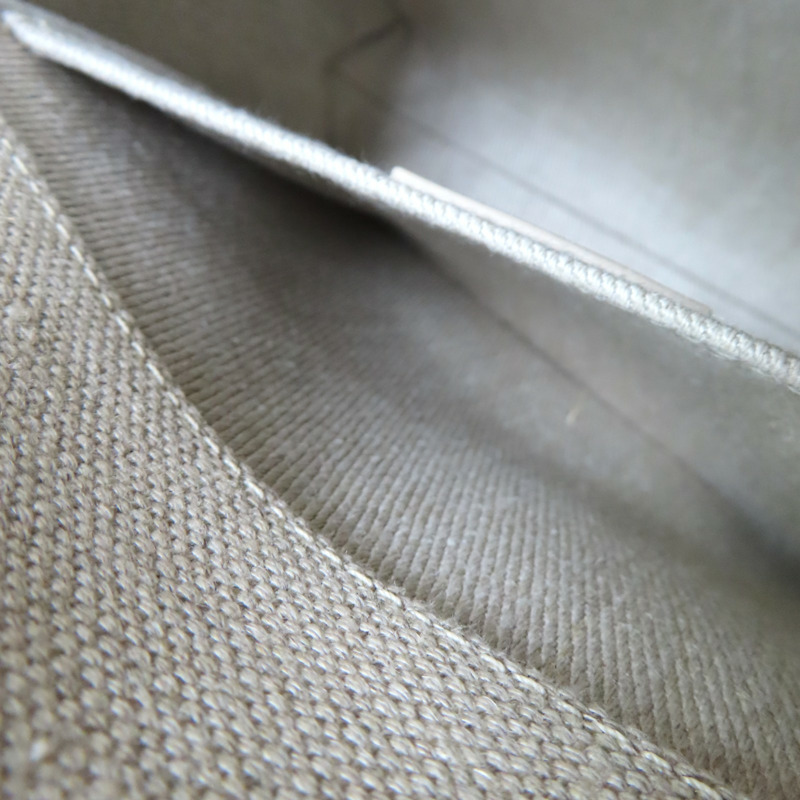 米色帆布 棕色牛皮 woody 肩背包【Chloe 克羅伊】 CHC23AS397-6