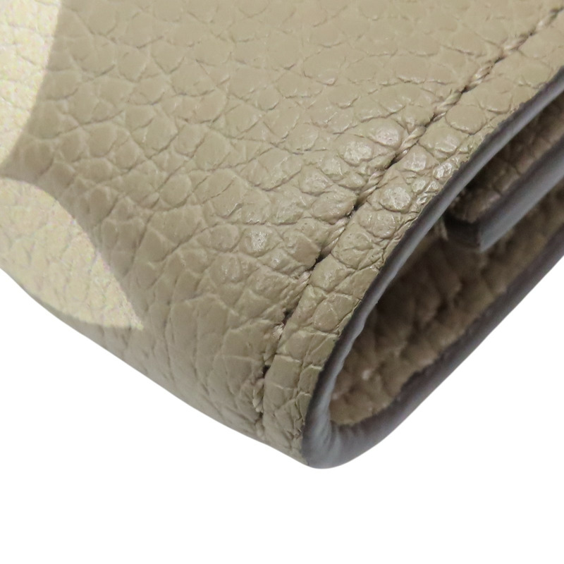 卡其色 Empreinte牛皮 Victorine 金扣 三折短夾 M81861【LOUIS VUITTON LV 路易威登】 M81861-12
