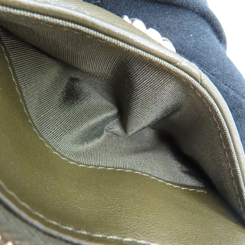 綠色 菱格紋 羊皮 Chanel 19 拉鍊零錢包【CHANEL 香奈兒】-5