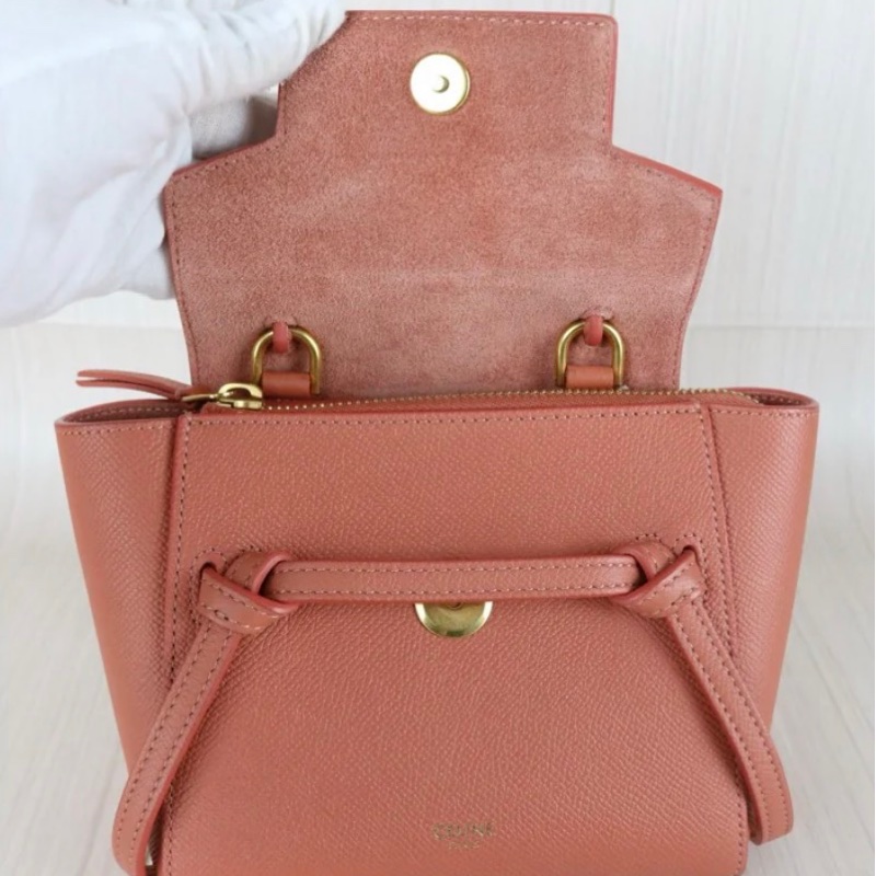 「JL精品代購」97新 Celine 鯰魚包 Belt Pico-9