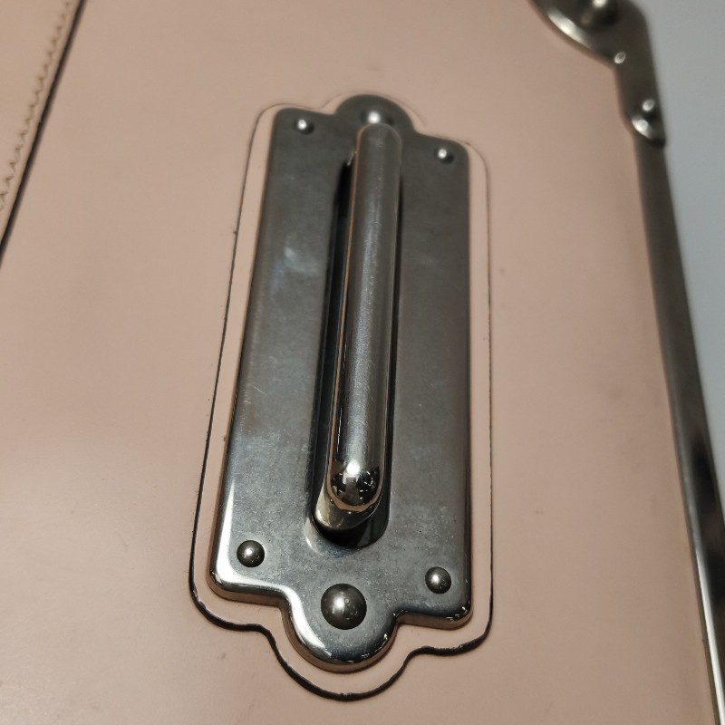 PRADA 月光寶盒 cahier 藕粉盒子包 肩背包斜背包-9