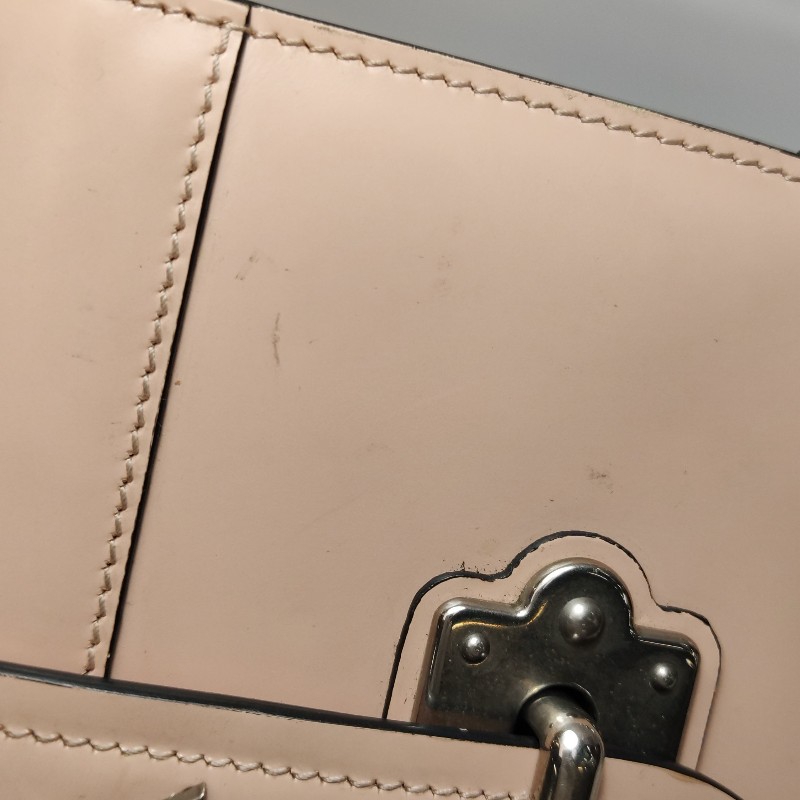 PRADA 月光寶盒 cahier 藕粉盒子包 肩背包斜背包-12