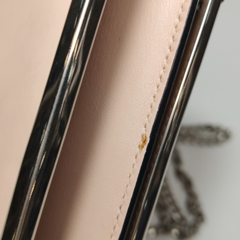 PRADA 月光寶盒 cahier 藕粉盒子包 肩背包斜背包-13