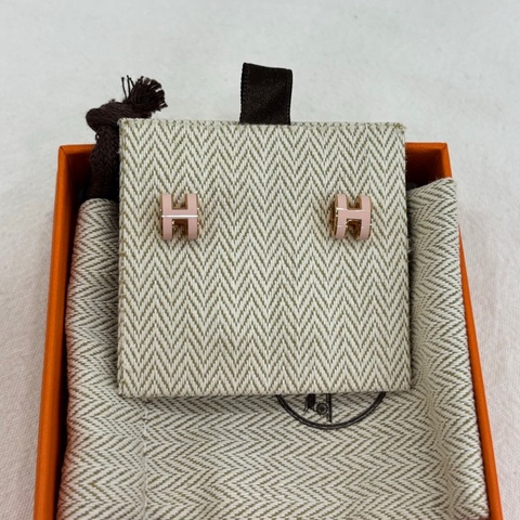 #HERMES愛馬仕 #耳環#mini #poph Rocabar Beauté #糖果粉