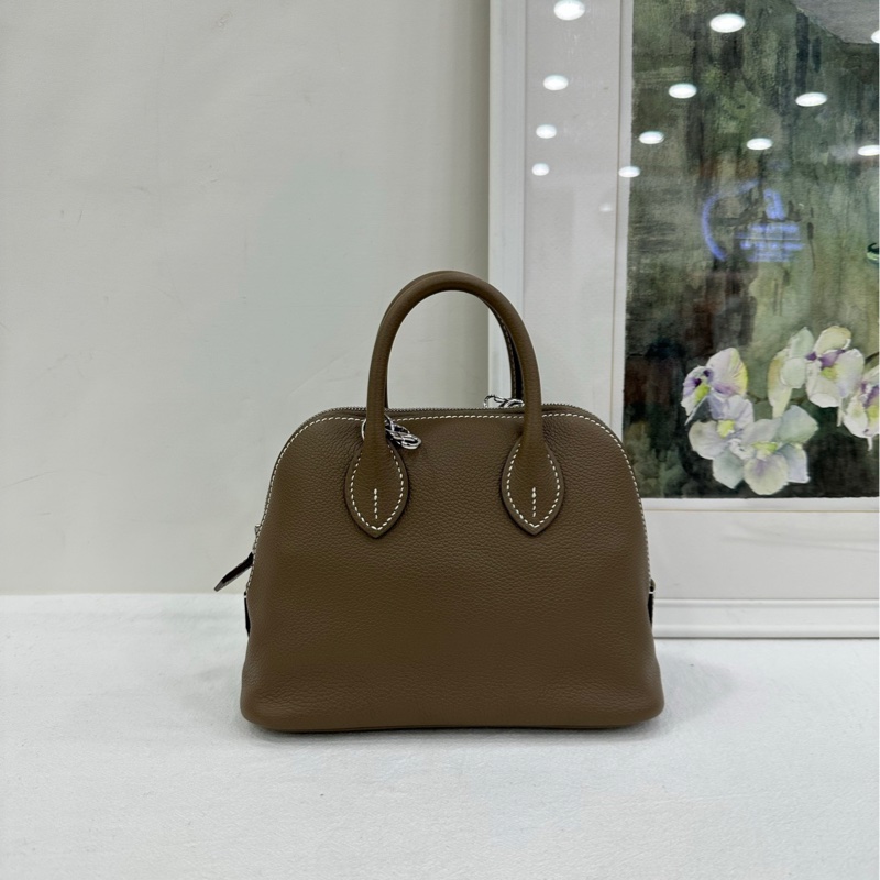 Hermes 愛馬仕 bolide mini 大象灰 銀扣 Evercoler牛皮 K刻 有購證 99近閒置-1