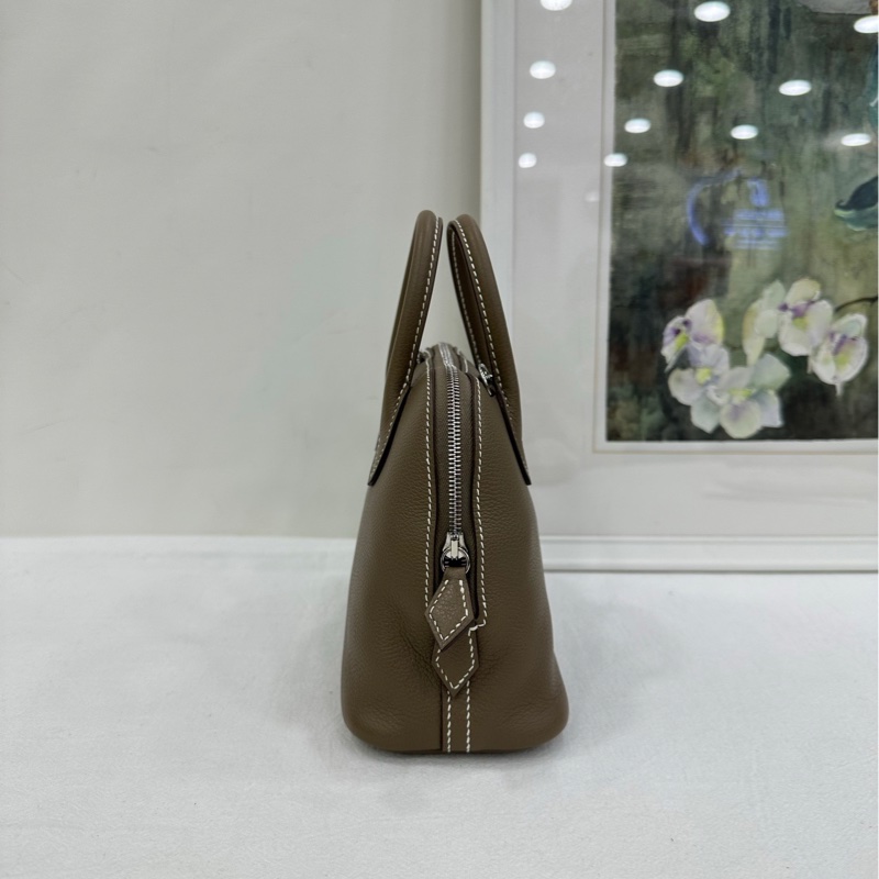Hermes 愛馬仕 bolide mini 大象灰 銀扣 Evercoler牛皮 K刻 有購證 99近閒置-3