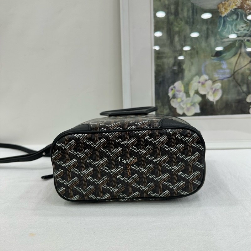 GOYARD戈雅黑色老花beluga mini菜籃手提包 24年編碼 近全新-6