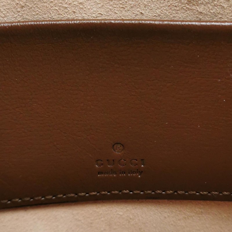 Gucci Jackie 1961帆布拼皮 肩背包 斜背包-6