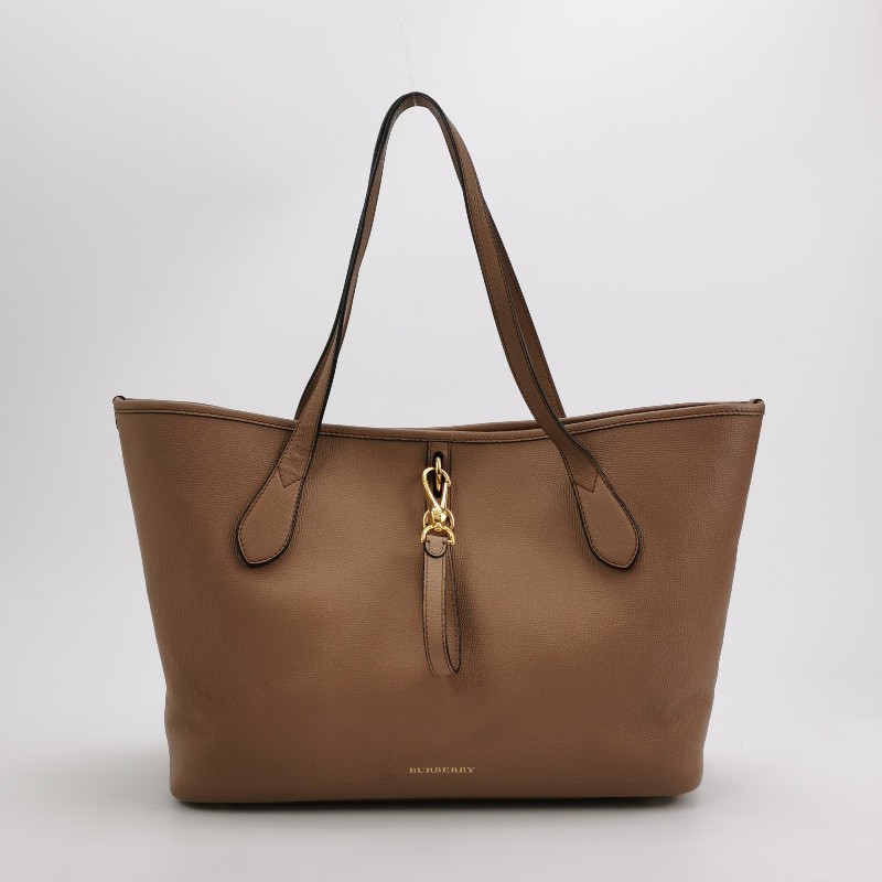 Burberry 裸色牛皮托特字母包 肩背包-1