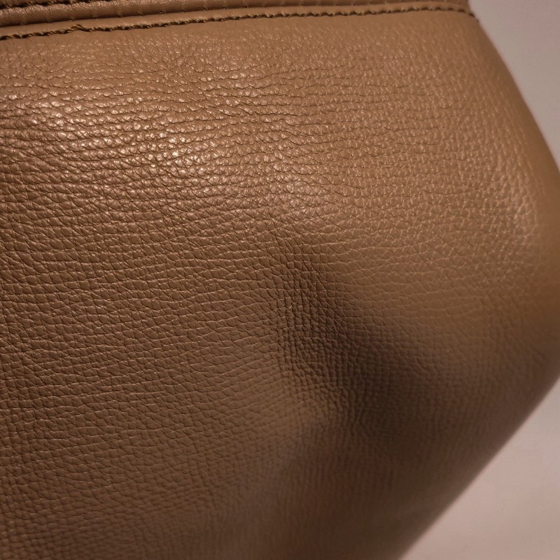 Burberry 裸色牛皮托特字母包 肩背包-17