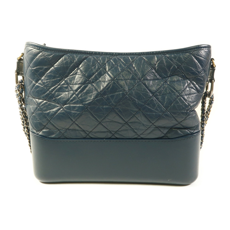 CHANEL 牛皮皮革Gabrielle Medium鏈帶肩背袋-1