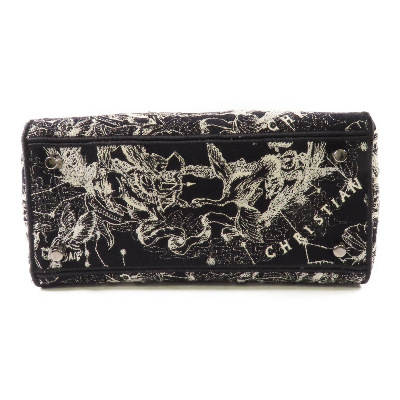 Dior 帆布Lady D-Lite Medium手挽肩背兩用袋-3